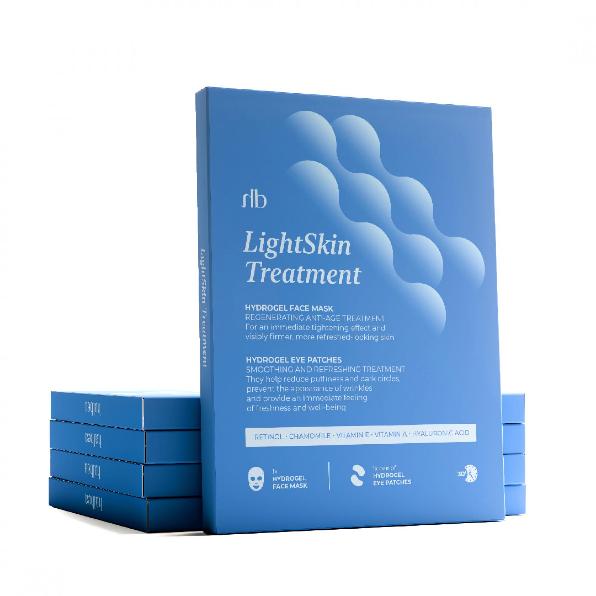 LightSkin Treatment – Masque & Patchs Yeux Anti-Âge | Halbea