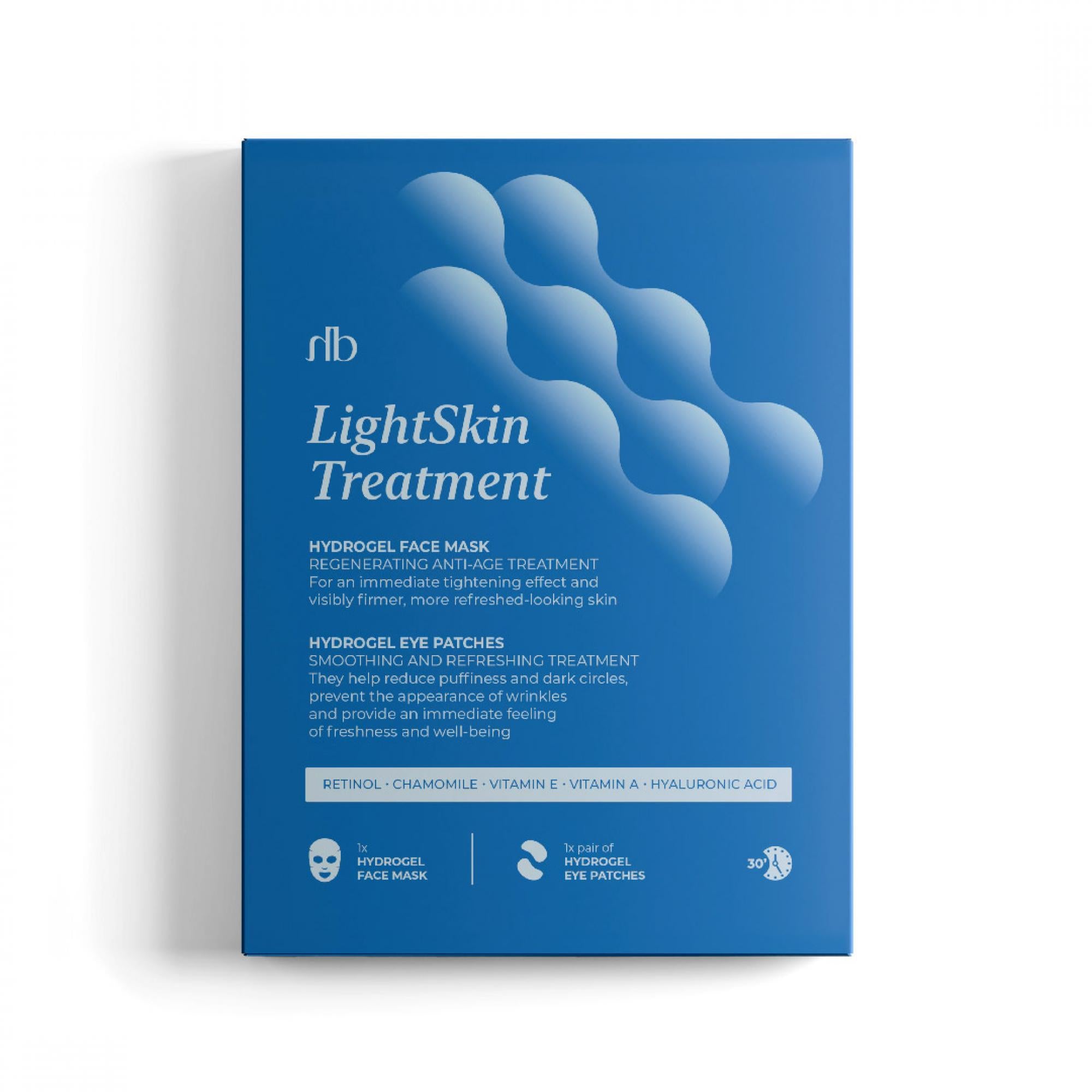 LightSkin Treatment – Masque & Patchs Yeux Anti-Âge | Halbea