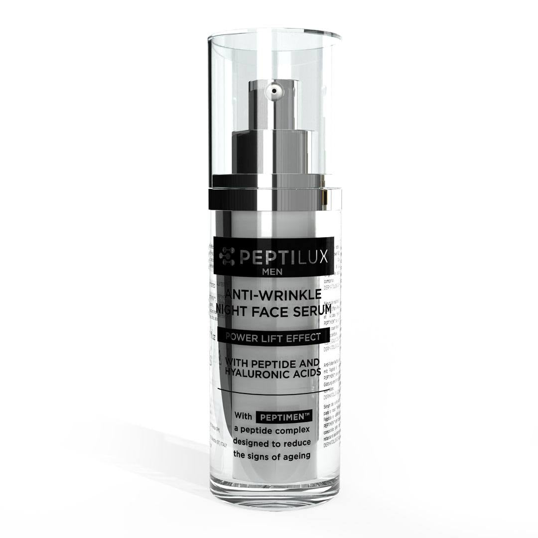 Peptilux Men - Sérum de nuit anti-rides pour le visage 'power lift effect' avec PEPTIMEN™ - 30 ml - LUX009