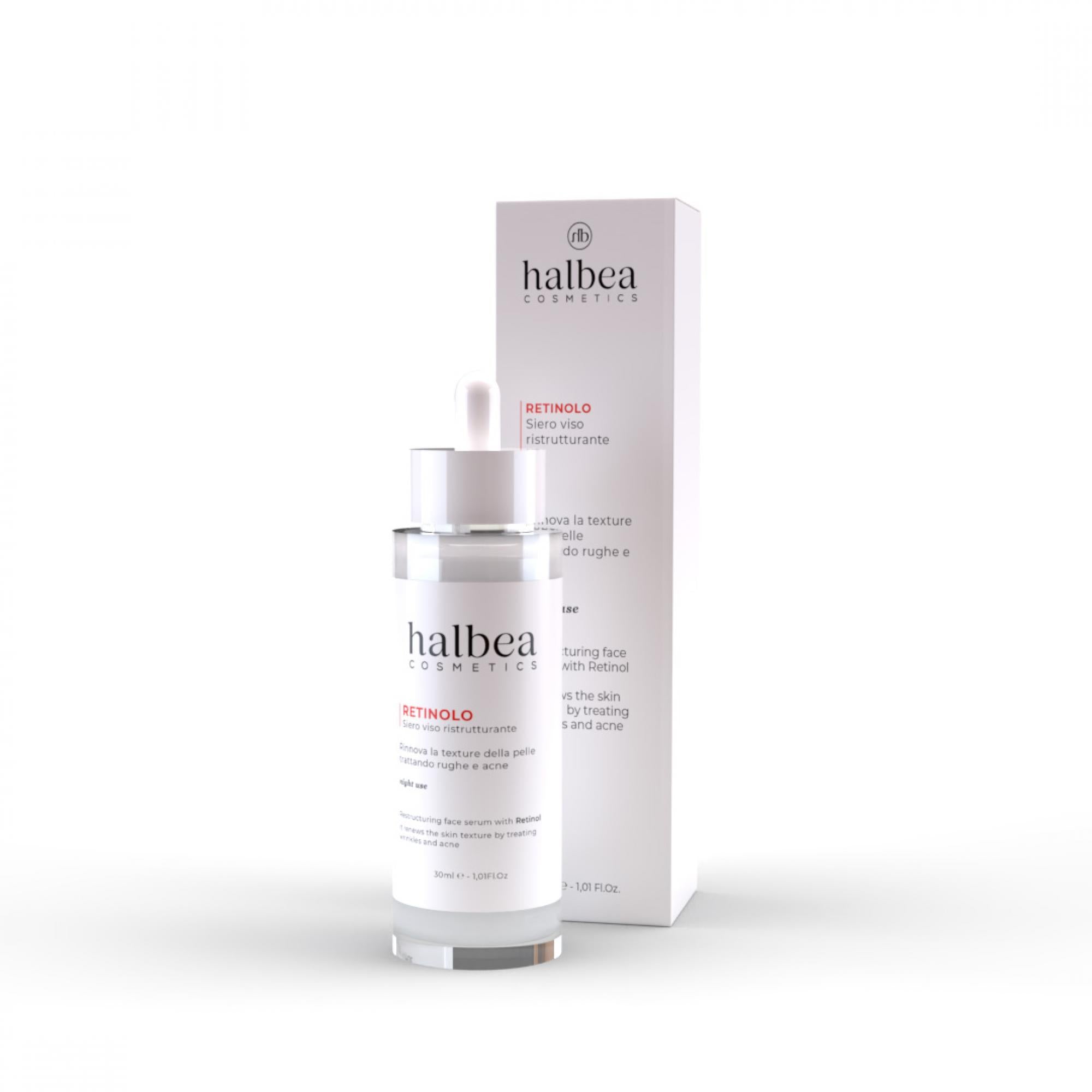 Sérum Visage Restructurant au Rétinol | Halbea 30ml