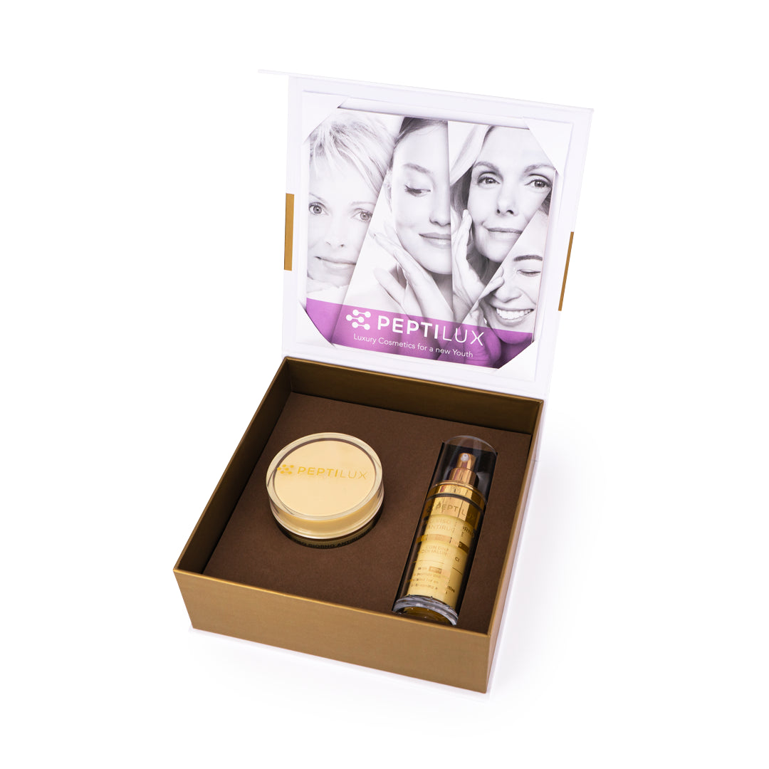 Coffret Soin Visage Luxe Jour Peptilux Anti-âge | LUXSET001