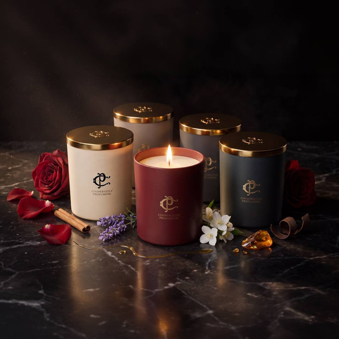 Coffret 5 bougies parfumées 70 g | Cooperativa Profumieri