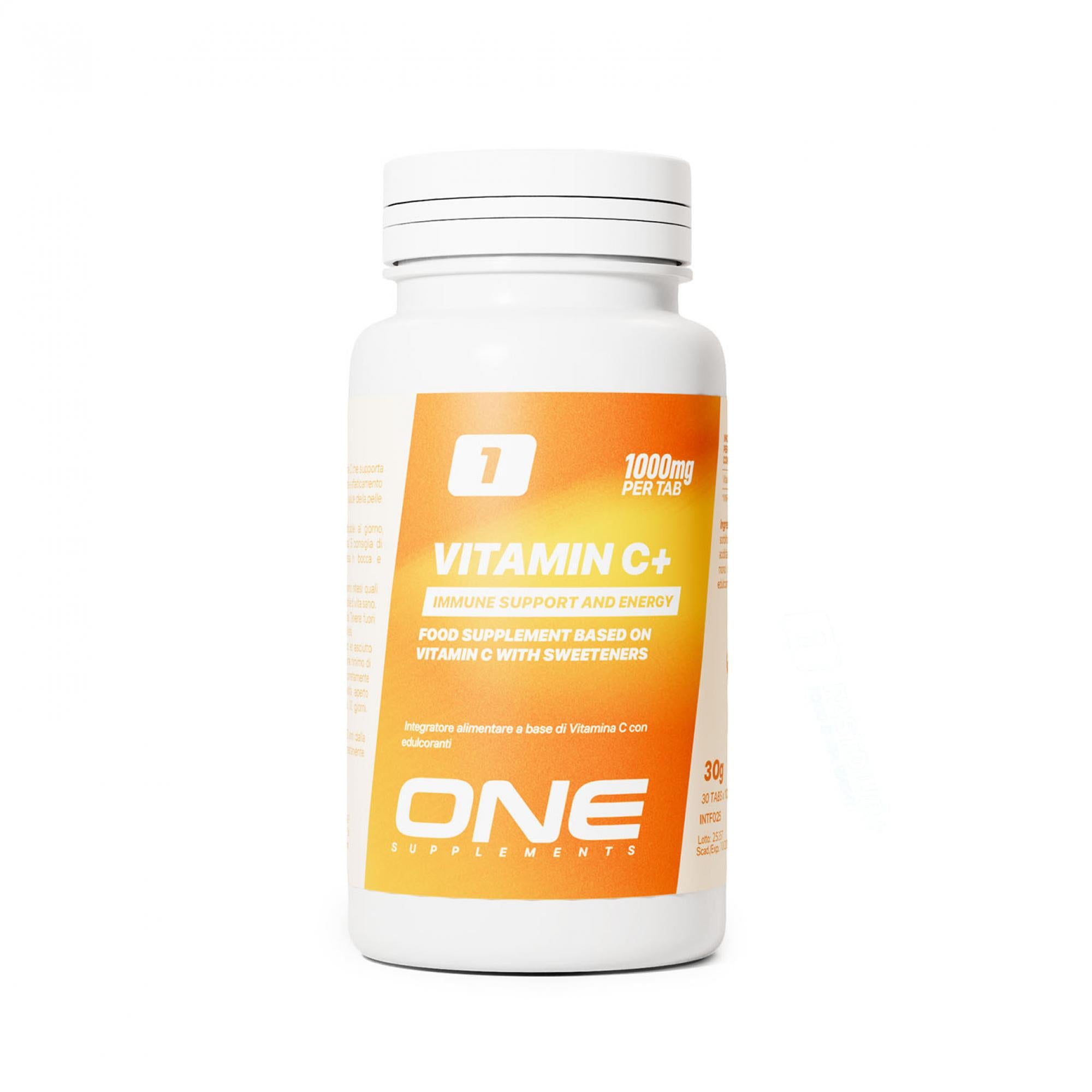 Vitamin C+ 1000mg – Défenses Immunitaires & Énergie | One Supplements 30 comprimés